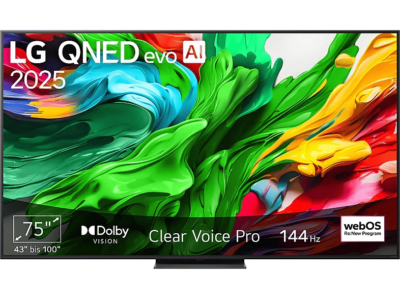 Ремонт телевизоров LG QNED evo AI 75QNED86A6A (2025)